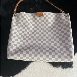 Louis Vuitton DamierDesigner Tote Bag - Gray and Tan